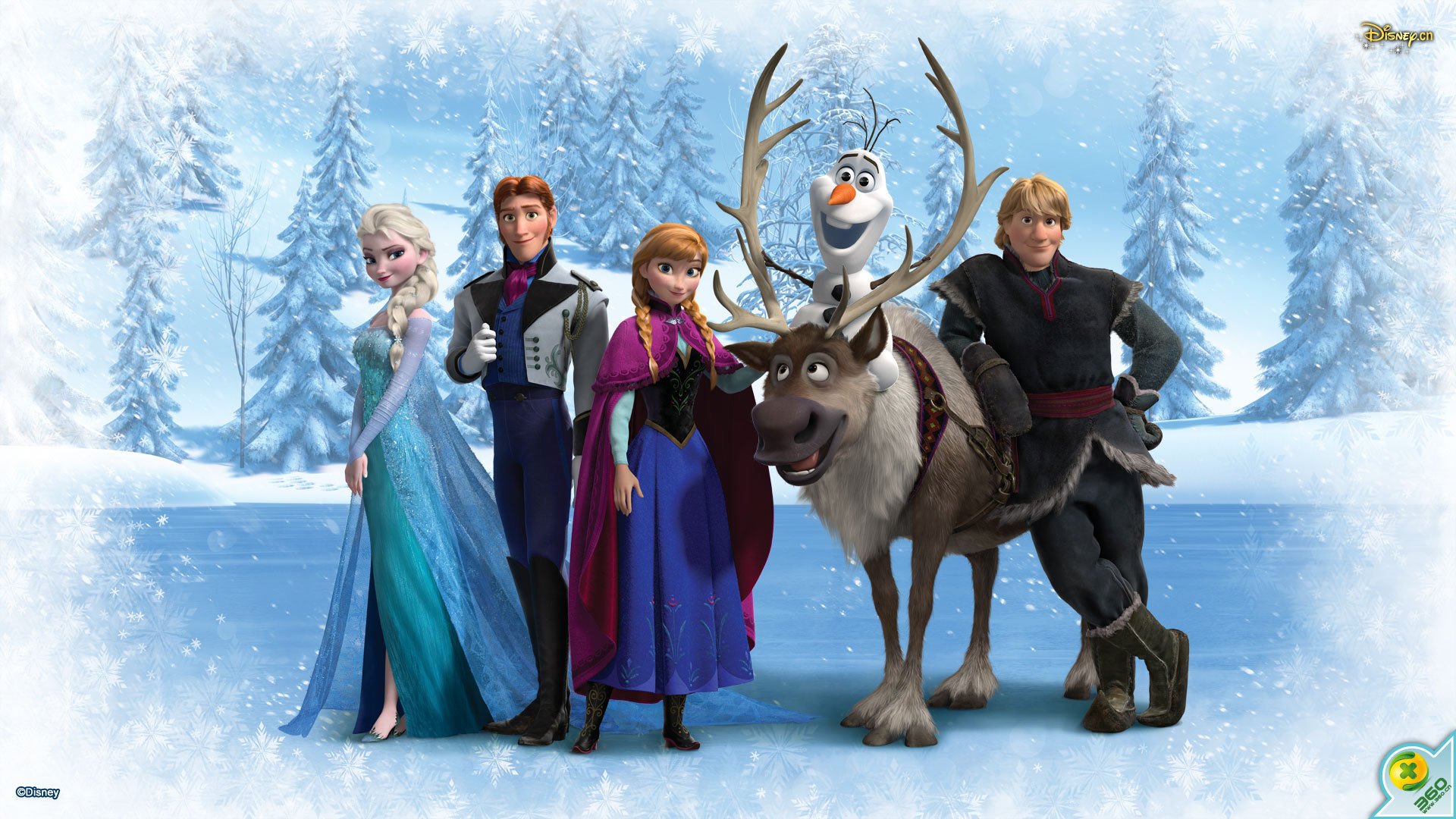 动漫,电影,游戏,冰雪奇缘,迪士尼,儿童桌面专用