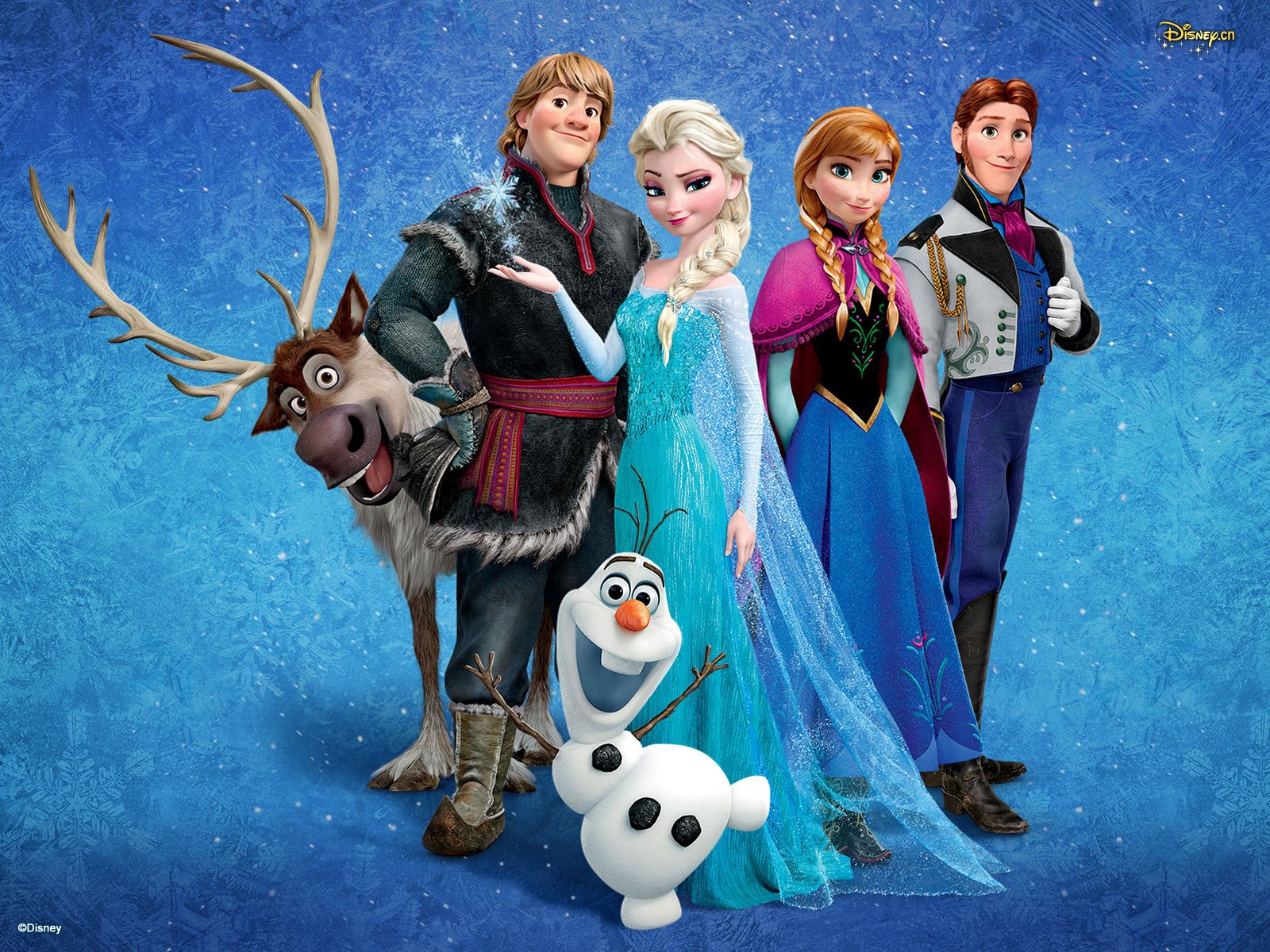 动漫,冰雪奇缘,儿童桌面专用