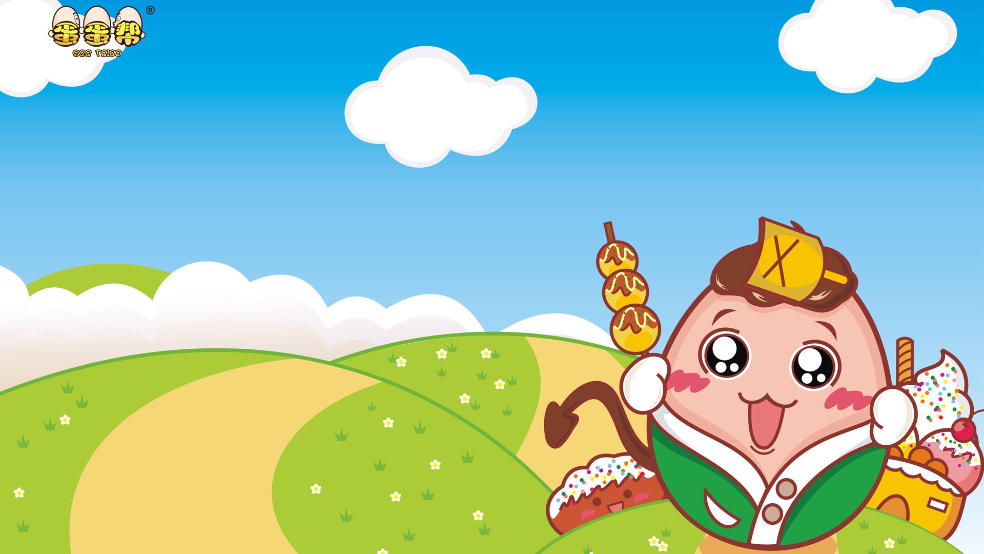 动漫卡通,手绘,动画,蛋蛋帮,儿童桌面专用