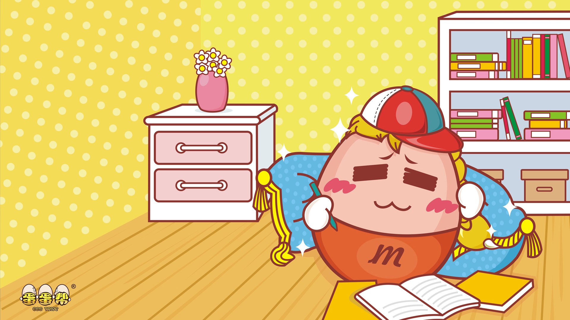 动漫卡通,手绘,动画,蛋蛋帮,儿童桌面专用