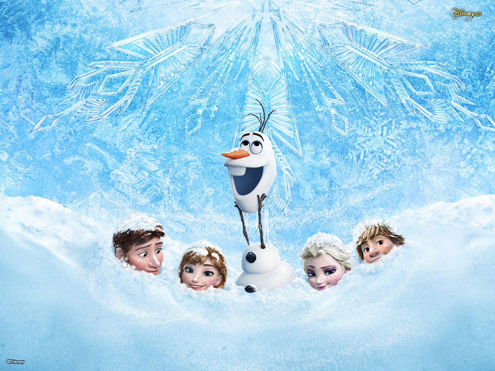 动漫,冰雪奇缘,儿童桌面专用