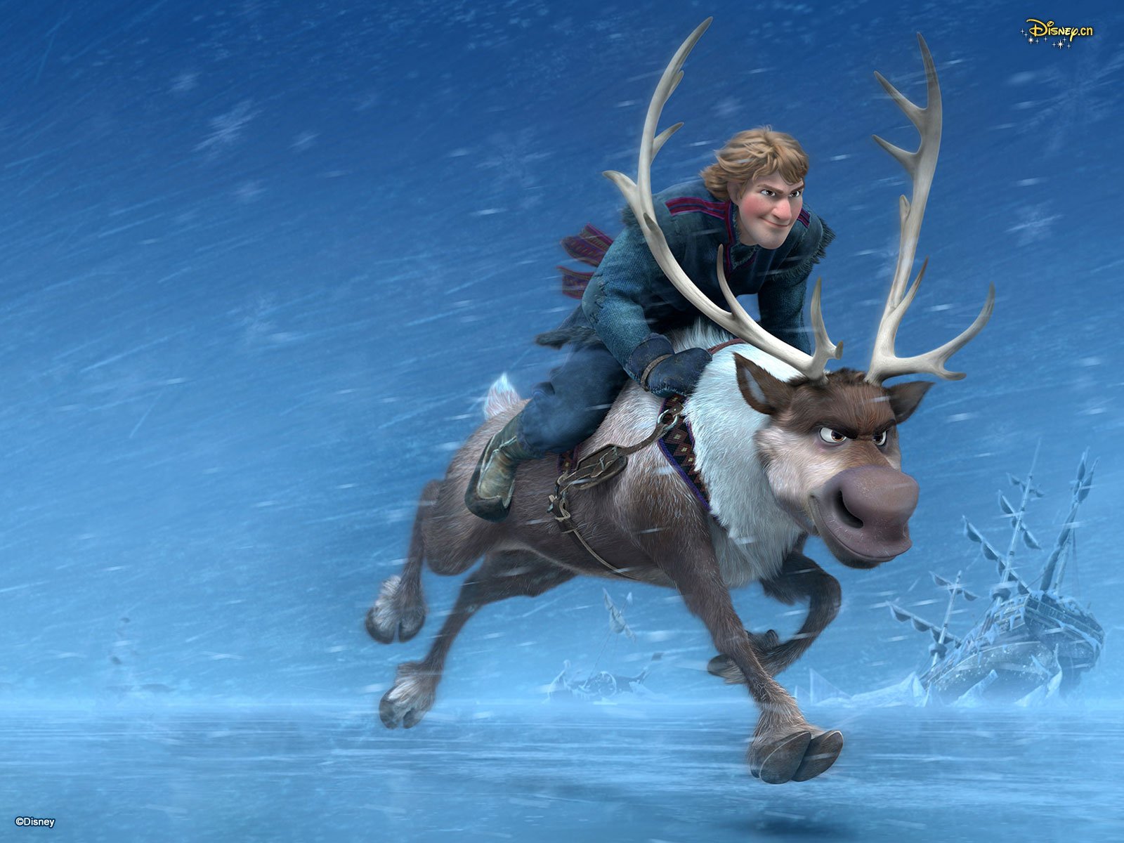 动漫,冰雪奇缘,儿童桌面专用