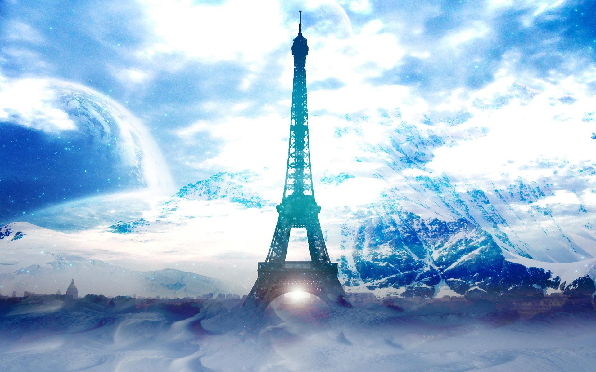 炫酷,设计,炫彩,埃菲尔铁塔,1月30日,儿童桌面专用