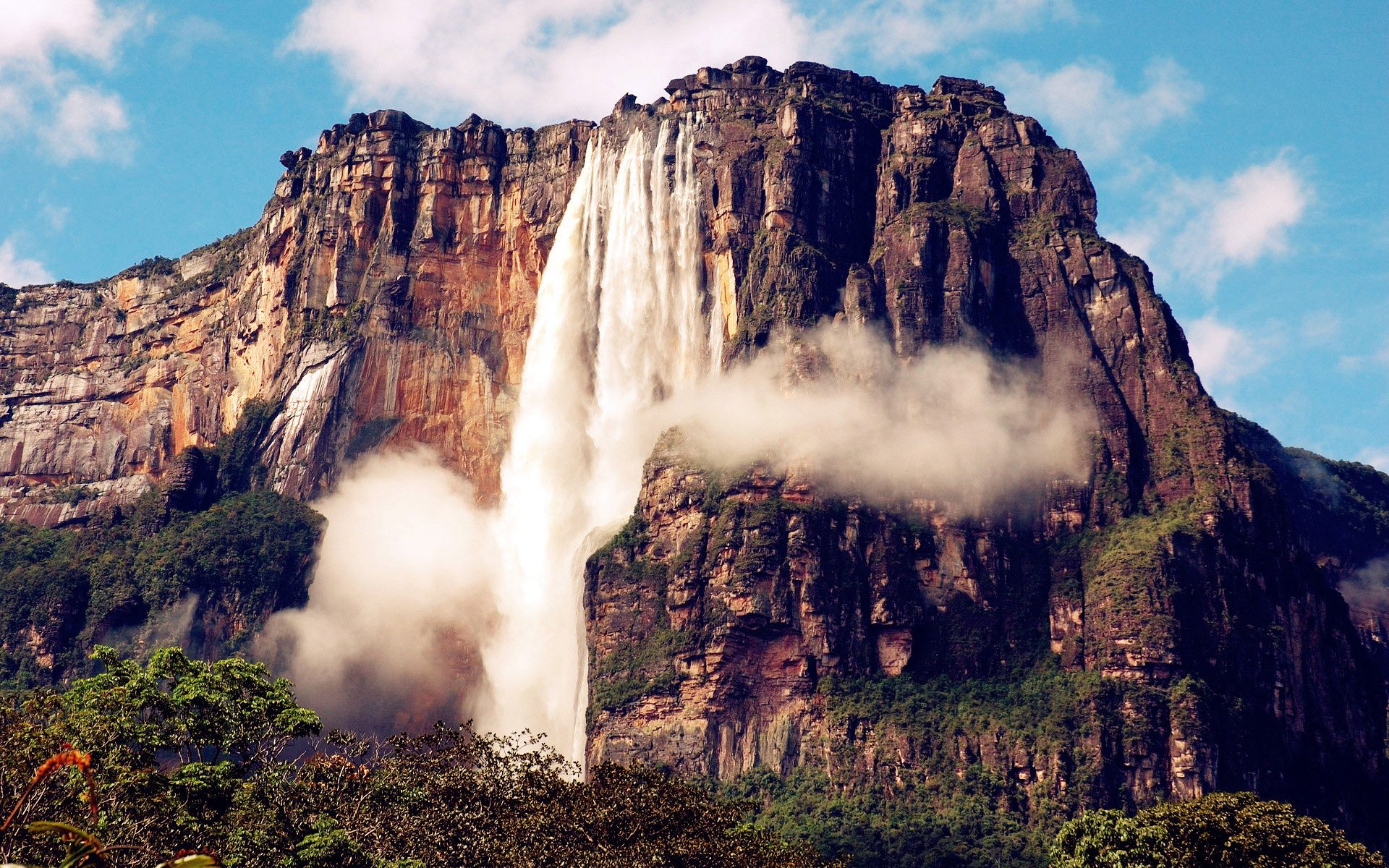 风景,自然风光,唯美,意境,在季节的转角处,山,瀑布,壮观,蓝天白云