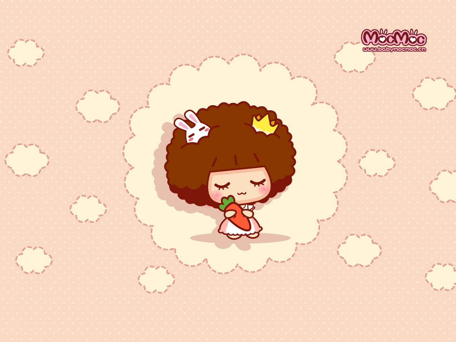 动漫,卡通,手绘,摩丝摩丝,可爱,女孩,mocmoc