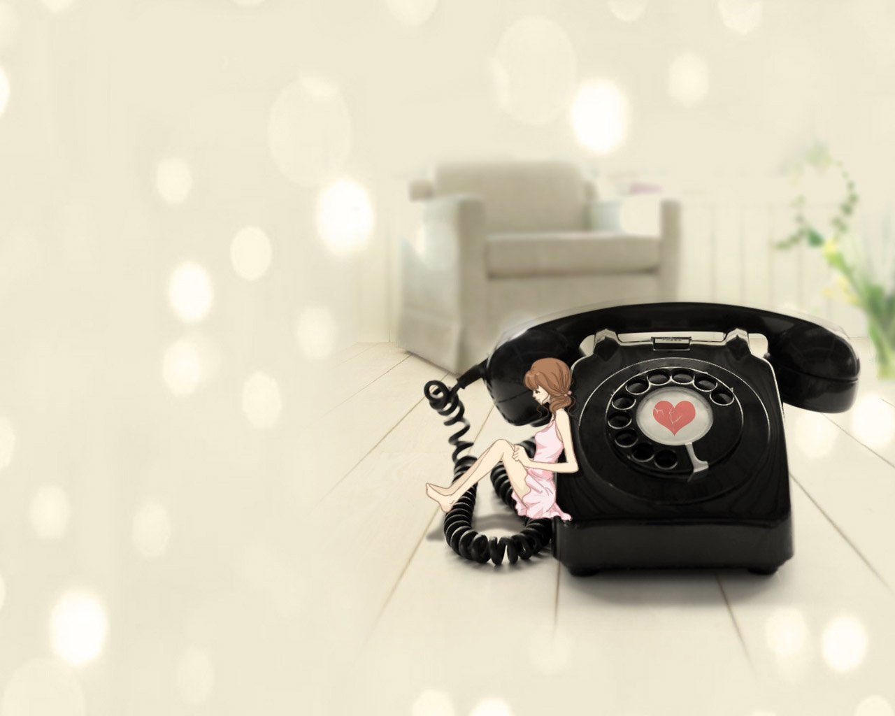 小清新,唯美,浪漫,温暖,温馨,干净,静物,物语,电话,爱情,等待,等候