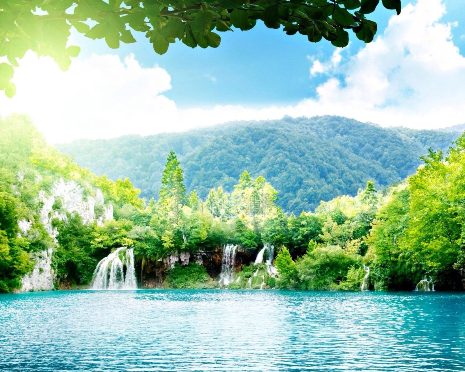 风景,自然,风光,阳光,蓝天,白云,河水,山水,唯美