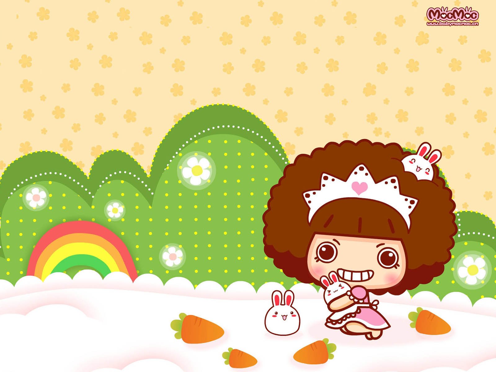 动漫,卡通,手绘,摩丝摩丝,可爱,女孩,mocmoc