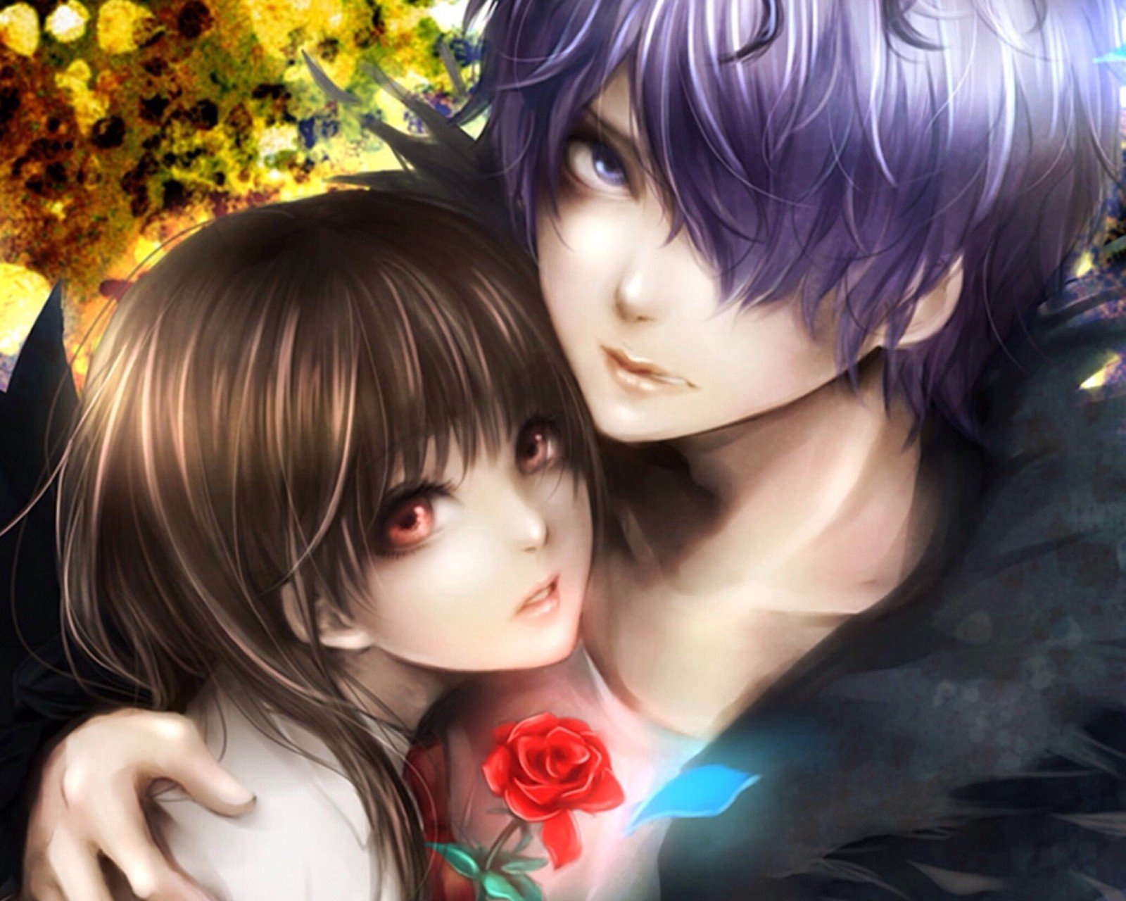 动漫卡通,手绘,情侣,爱情,可爱,卡哇伊