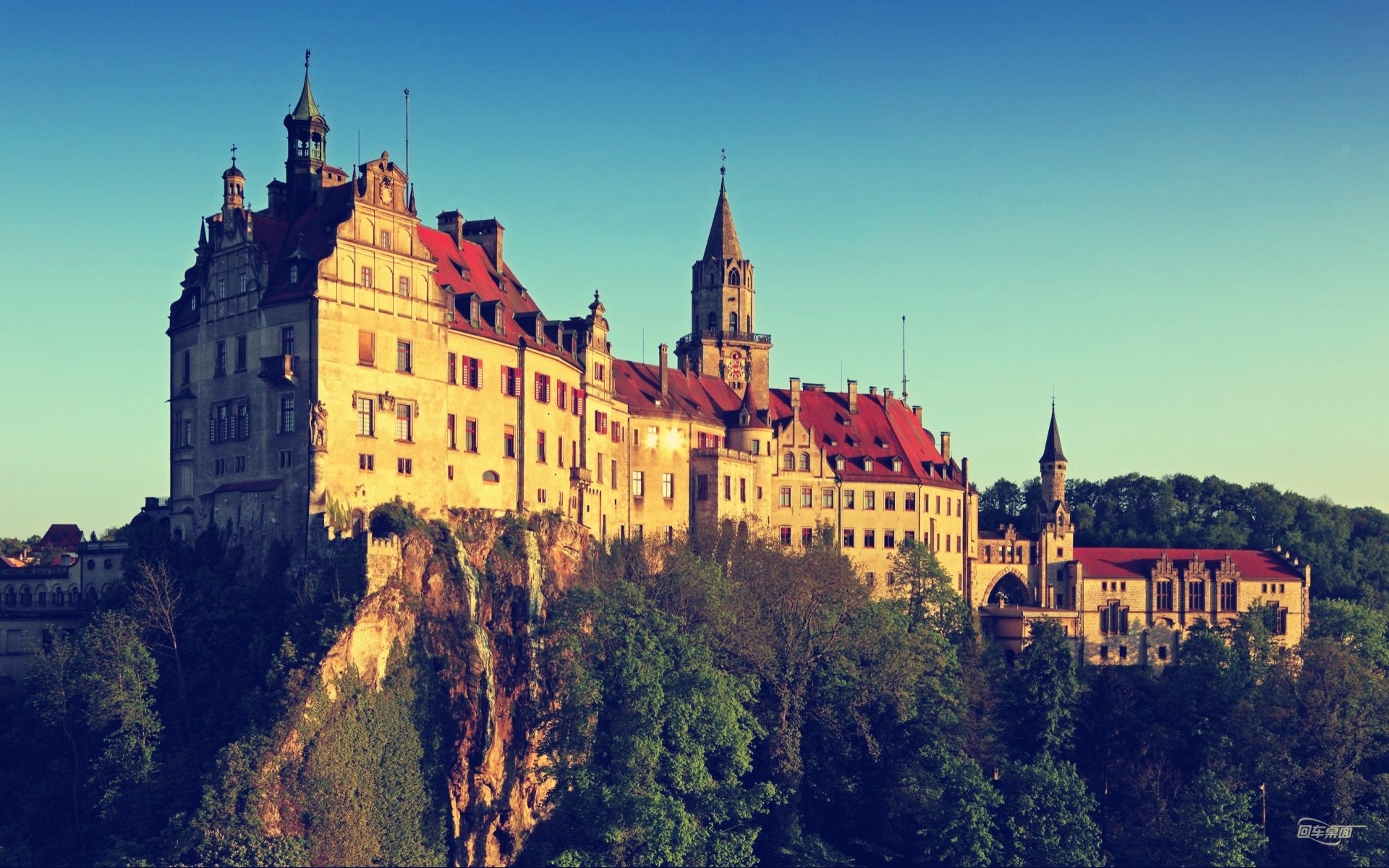 自然,风光,风景,小镇,乡村,田园,房屋,建筑