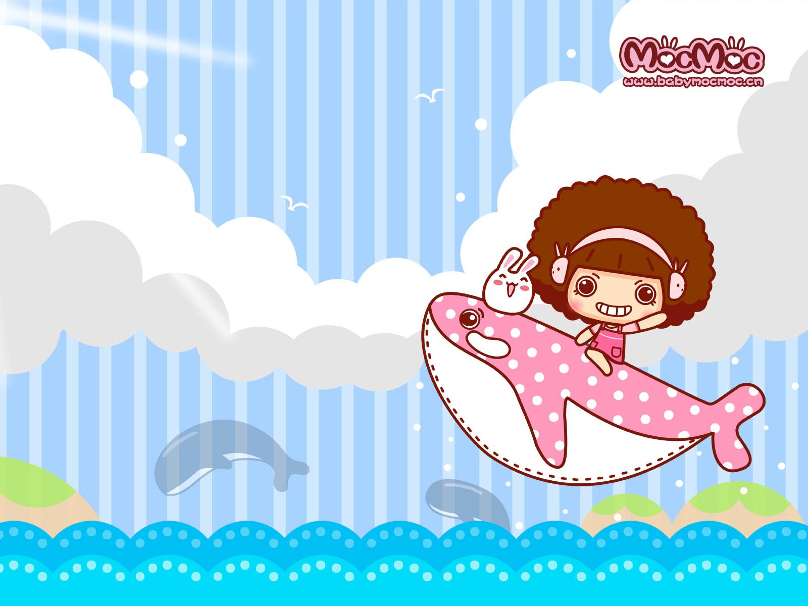 动漫,卡通,手绘,摩丝摩丝,可爱,女孩,mocmoc