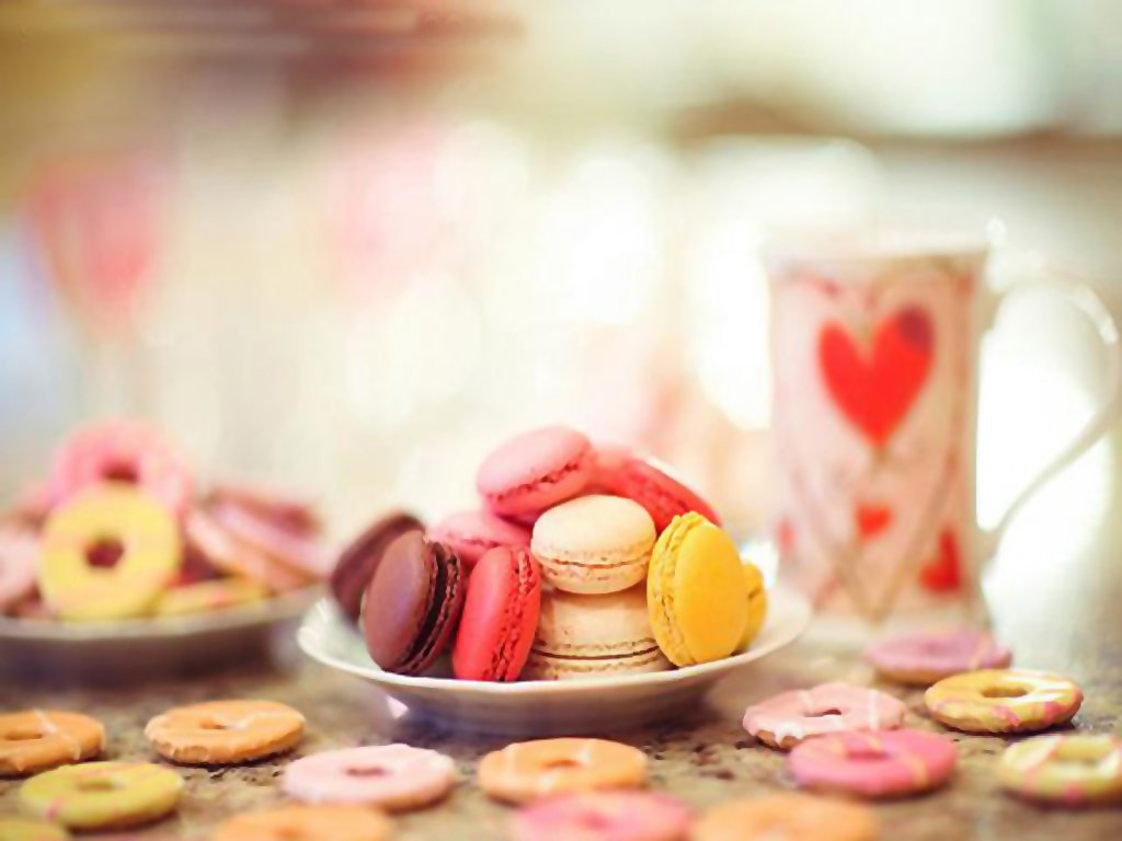 美食,清新,食物,甜点,糕点,吃货,马卡龙,五颜六色