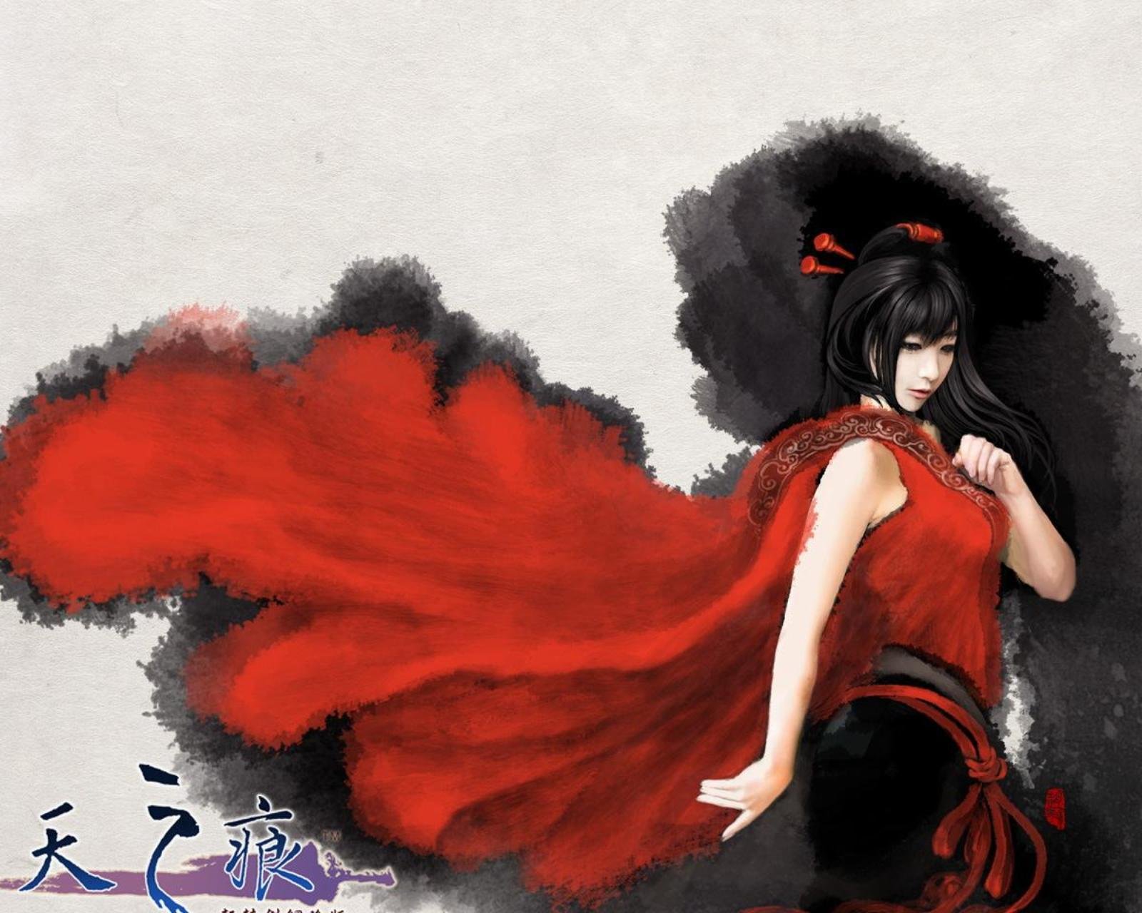 动漫卡通,手绘,古风