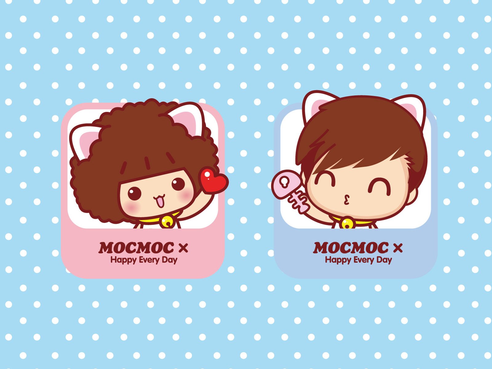 动漫,卡通,手绘,摩丝摩丝,可爱,mocmoc,萌,情侣,爱情