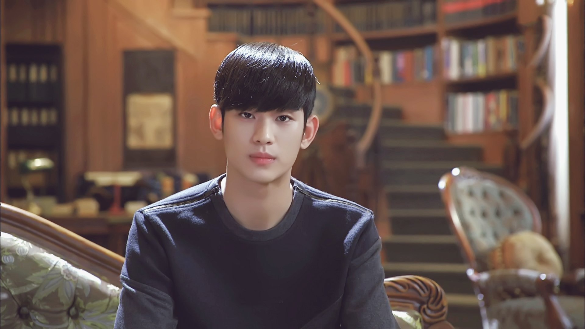 影视剧照,来自星星的你,韩剧,明星,都敏俊,教授,千颂伊,全智贤,金秀贤