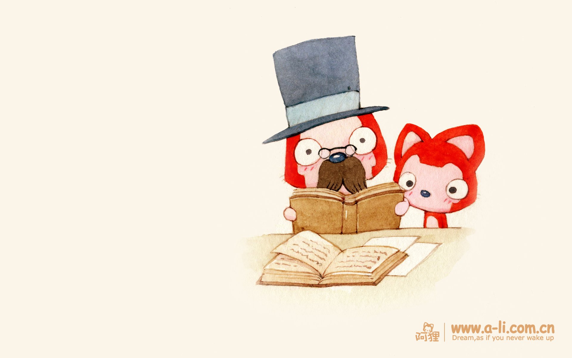 动漫,卡通,手绘,阿狸,狐狸