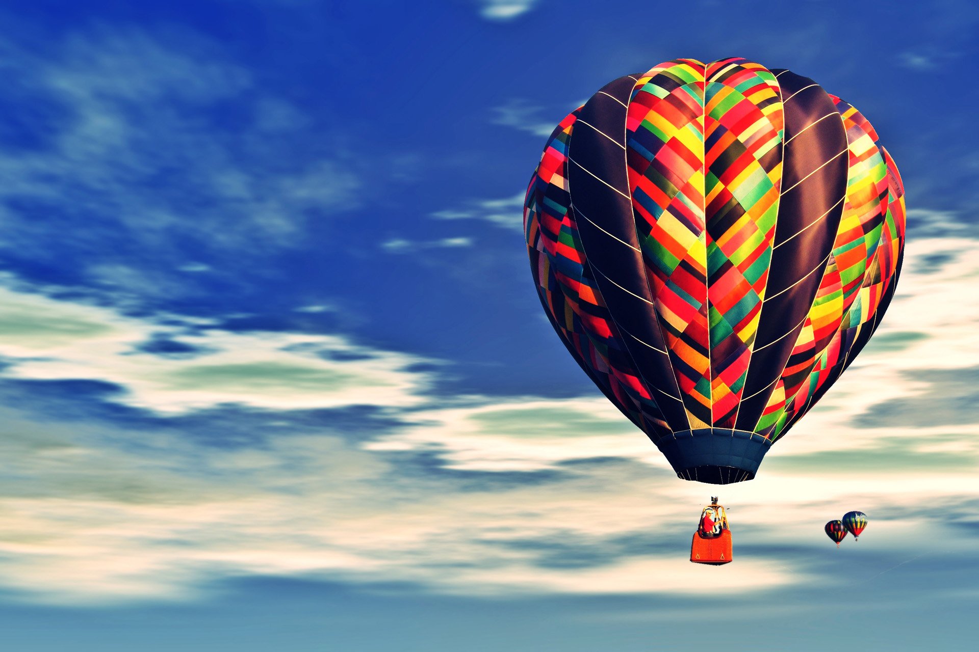 自然,风光,风景,蓝天白云,阳光,热气球