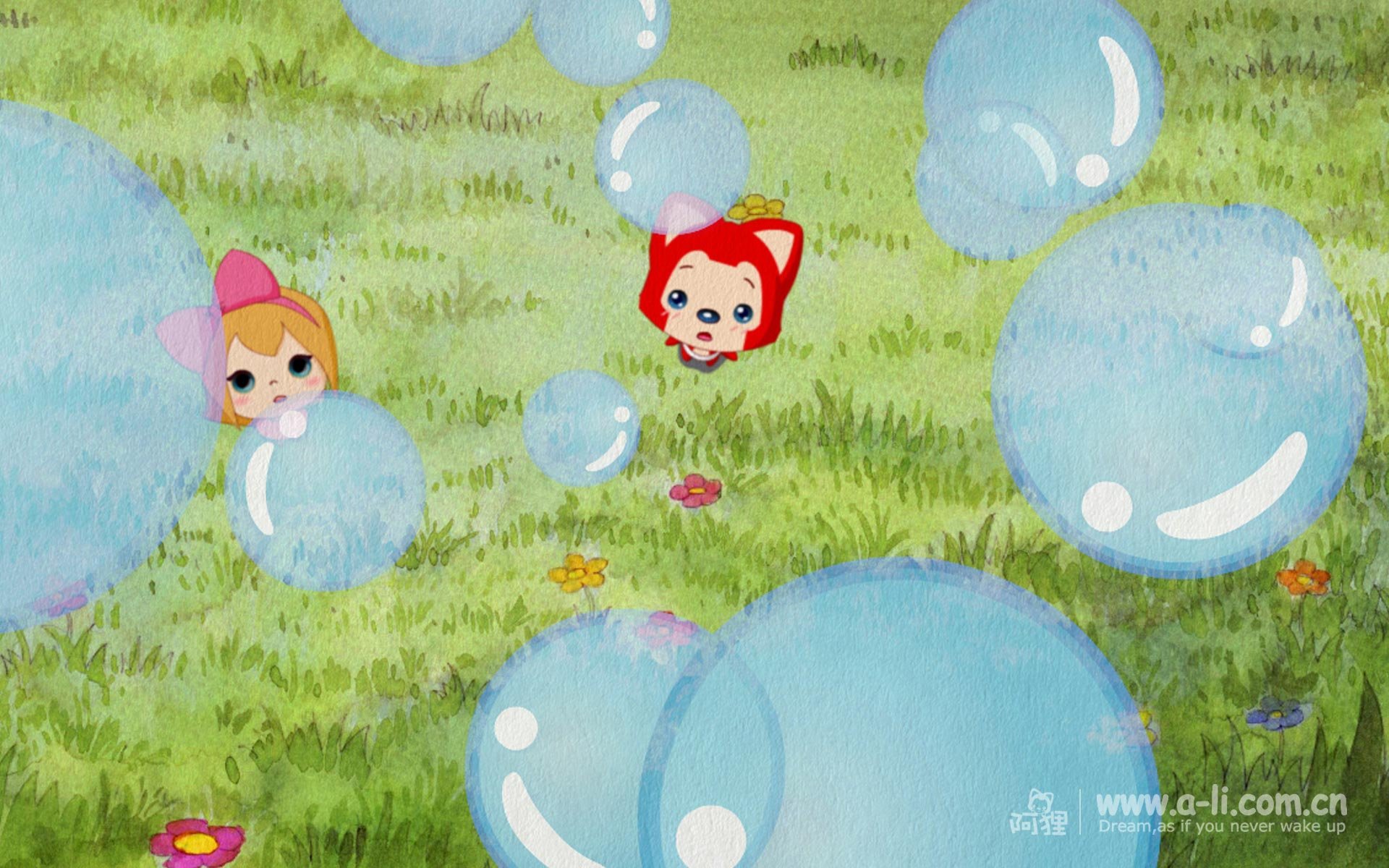 动漫,卡通,手绘,阿狸,狐狸