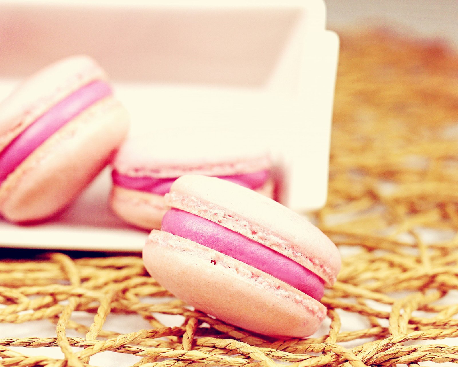 美食,清新,食物,甜点,糕点,吃货,马卡龙,粉色