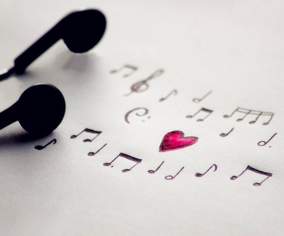 小清新,唯美,浪漫,温暖,温馨,干净,治愈系,慢生活,治愈,美好,音符,跳动的音符,心,love,爱情,耳机