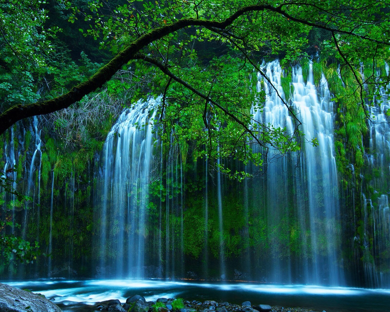 风景,自然,风光,唯美,安静,瀑布,山水