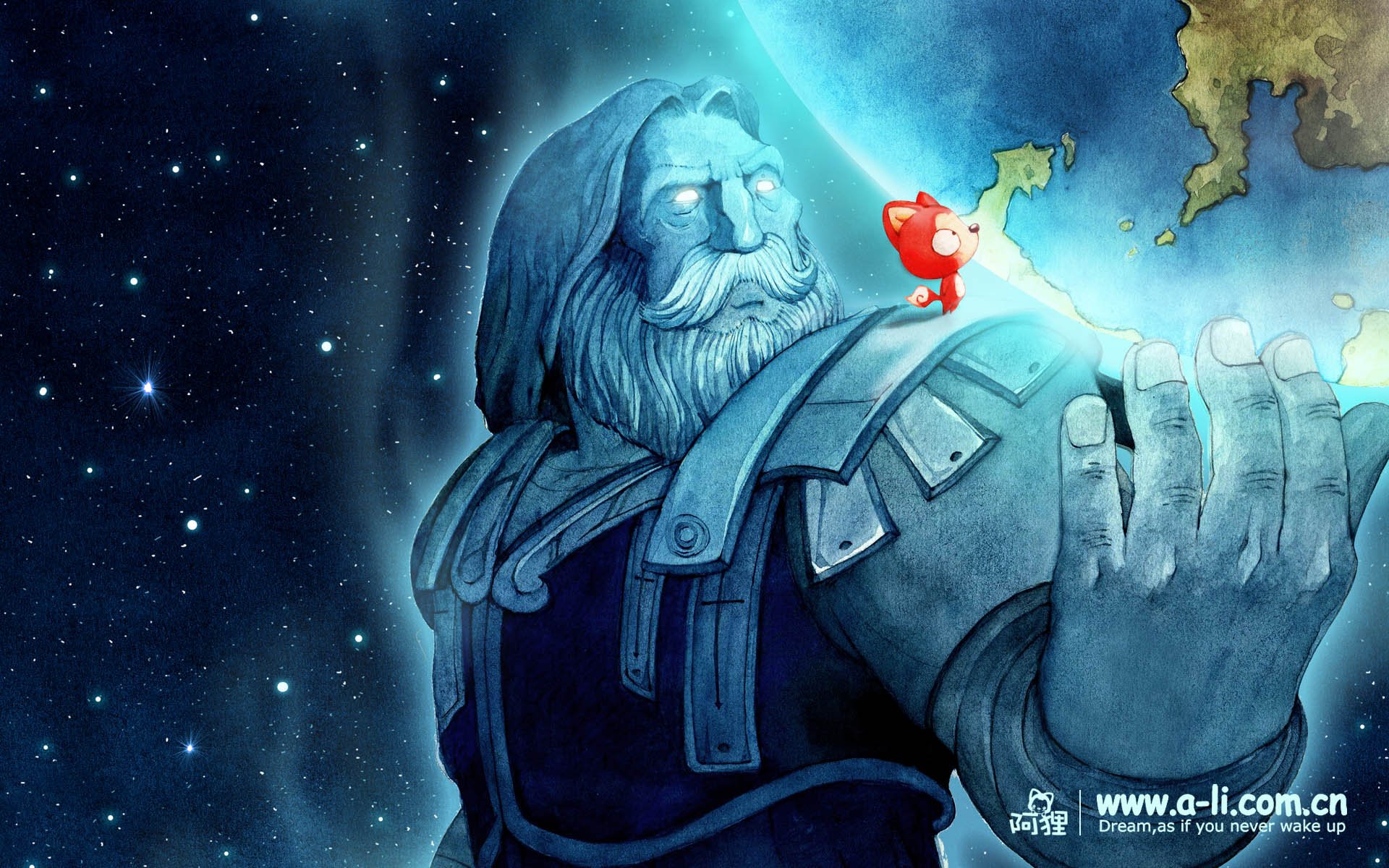 动漫,卡通,手绘,阿狸,狐狸