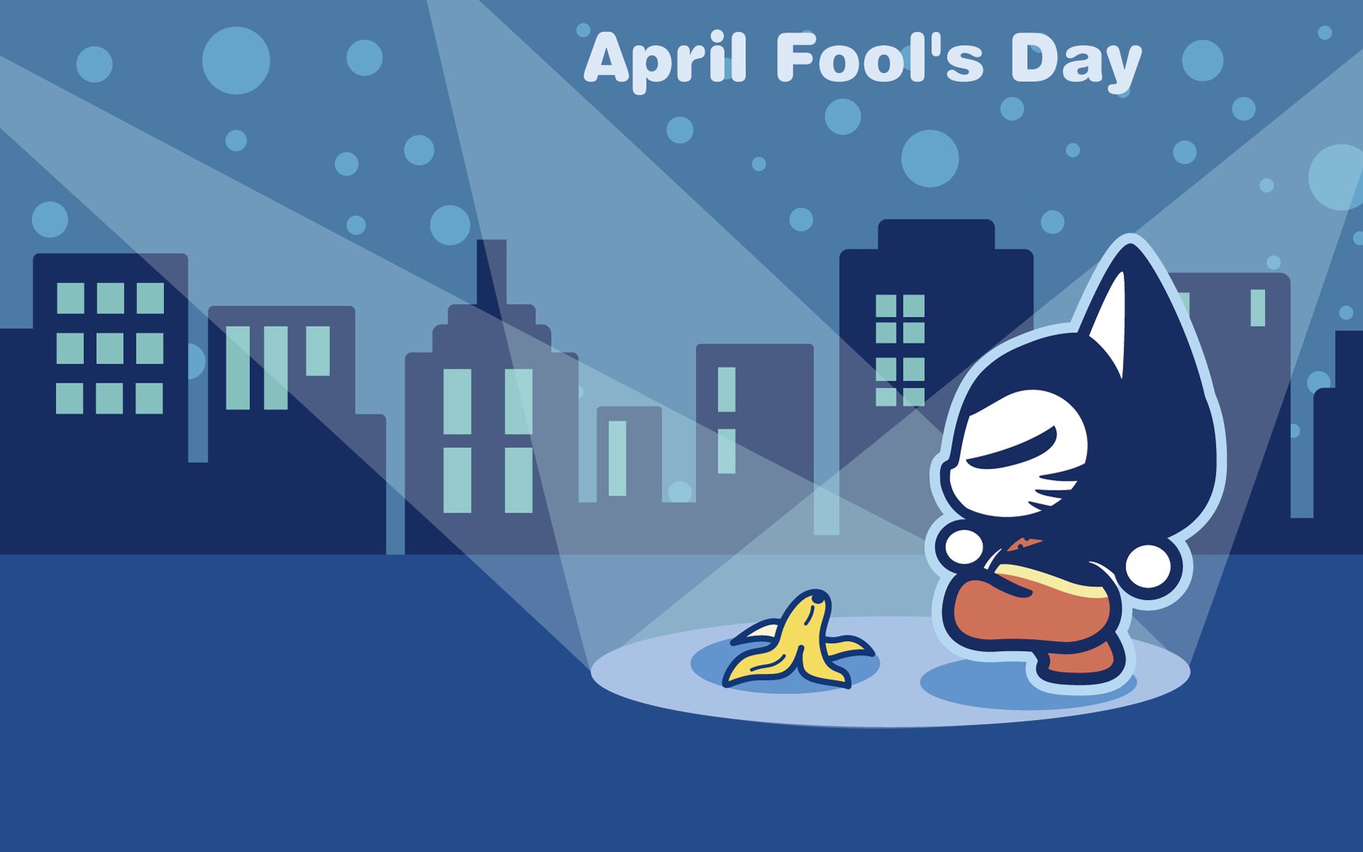 拽猫,可爱,动漫,愚人节,香蕉皮,恶搞