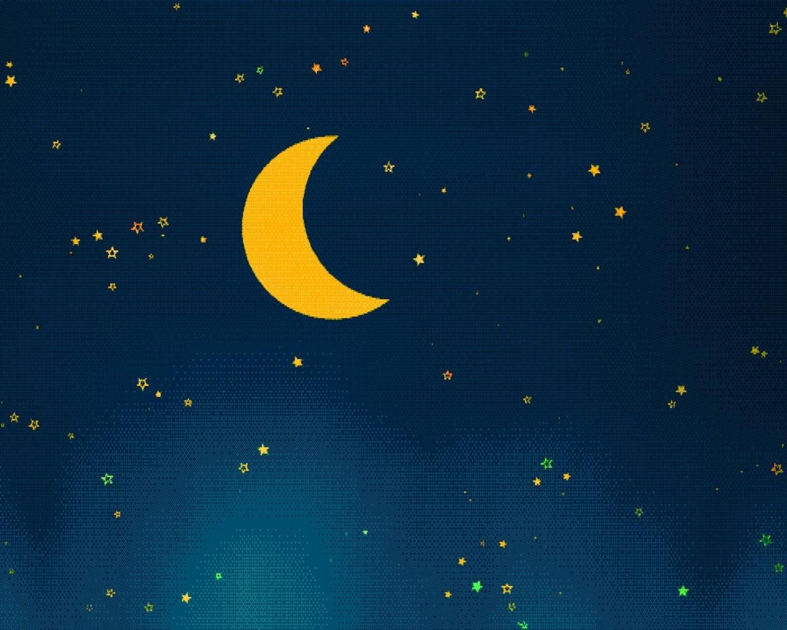 睡觉,晚安,把世界忘掉,安静,温馨,月亮,夜晚,星星,梦乡,睡梦