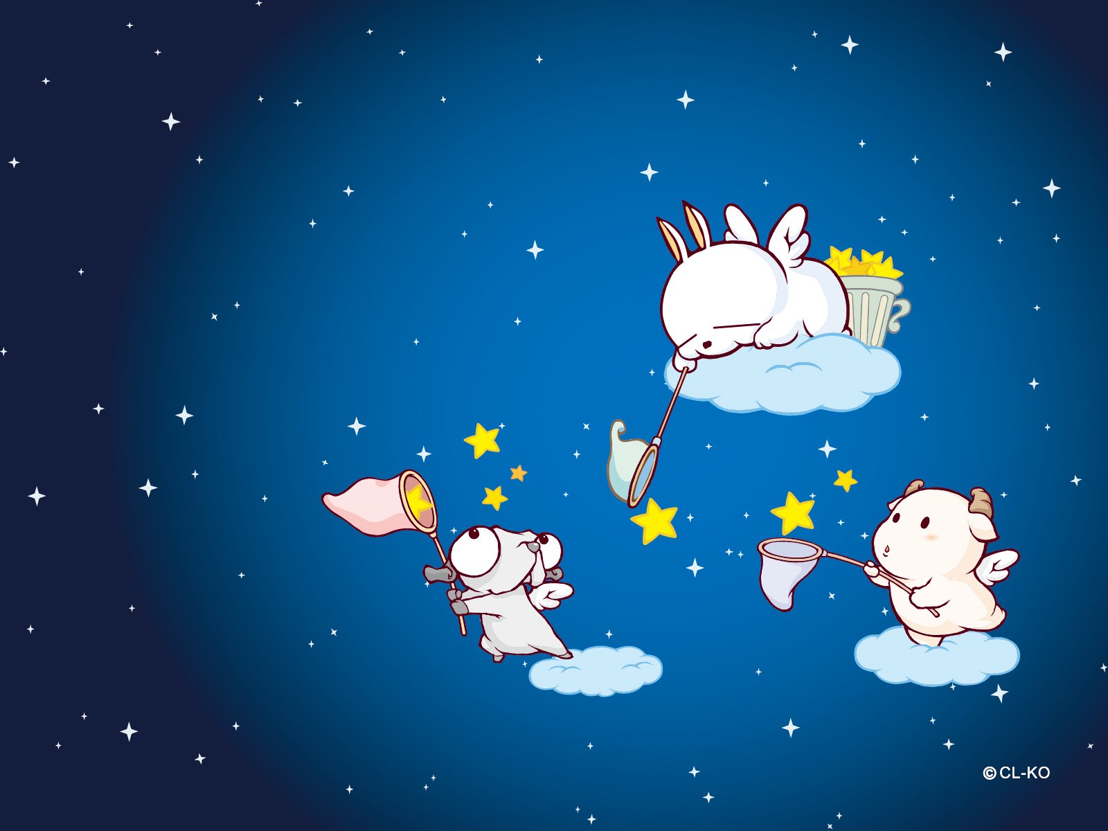 动漫卡通,手绘,流氓兔,可爱,卡哇伊