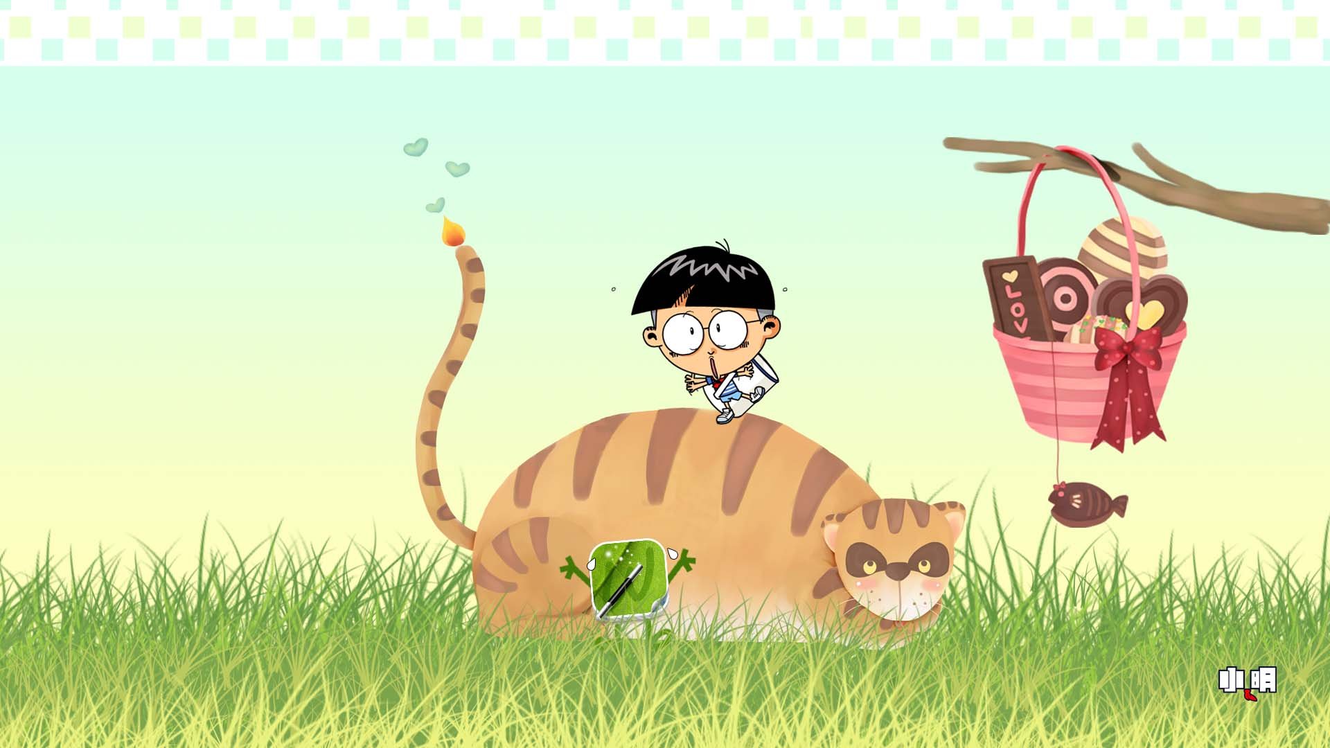 动漫,卡通,手绘,小明壁纸,文字,搞怪,恶搞,搞笑