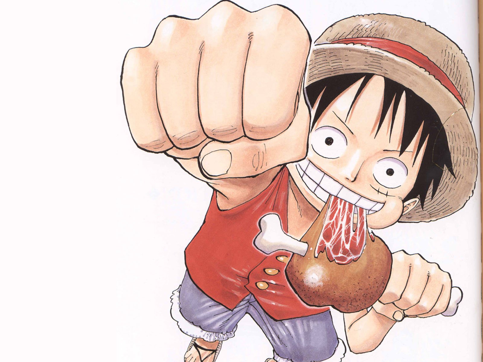 动漫卡通,手绘,海贼王,路飞