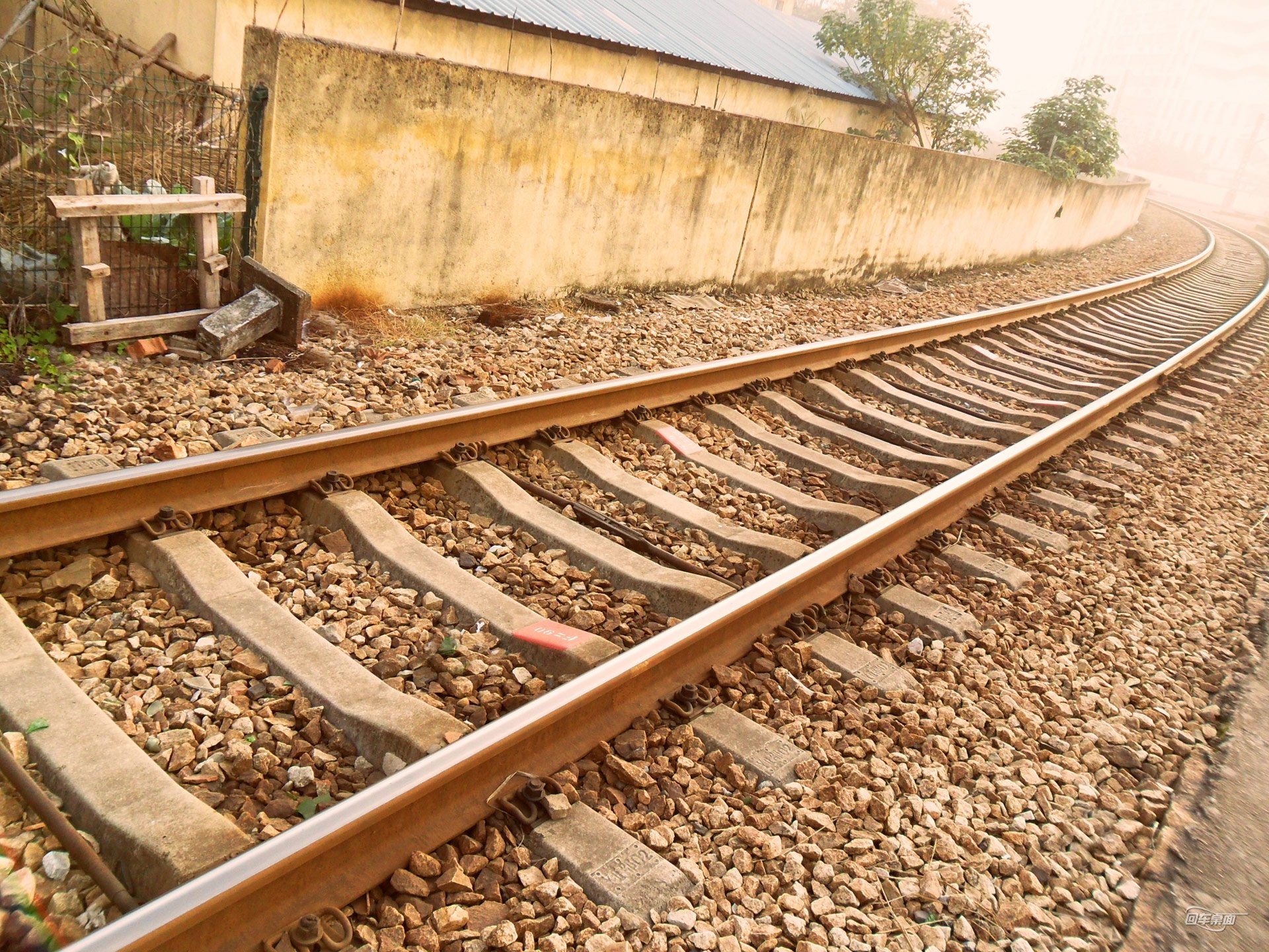 自然,风光,风景,路,前方,方向,前进,铁路,铁轨