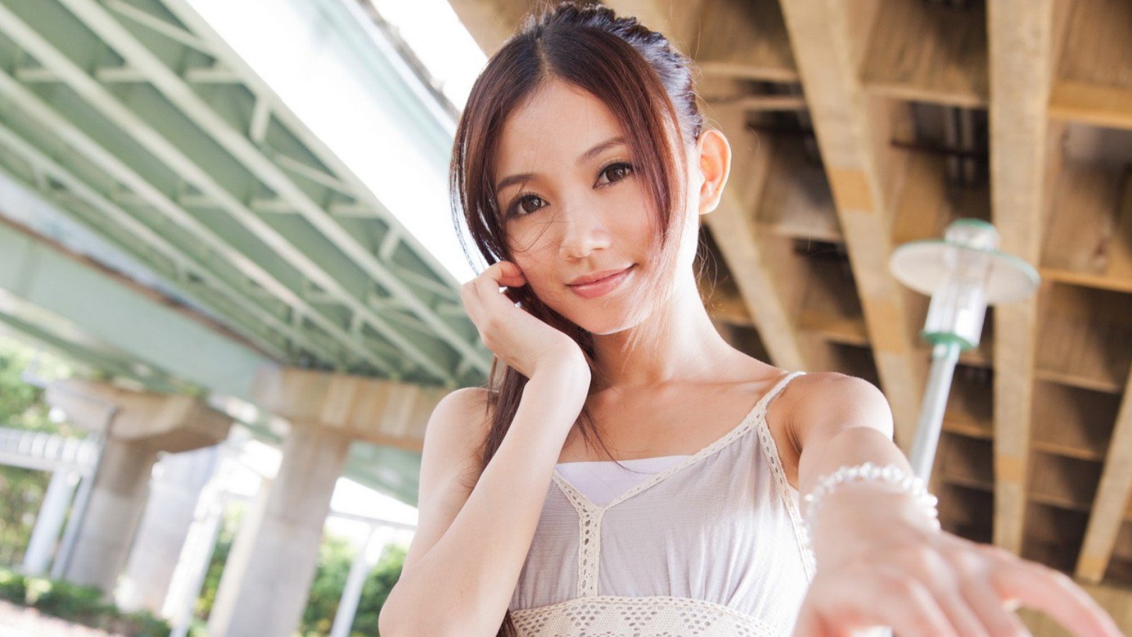 美女,清纯佳人,青春,温暖,安静,清新