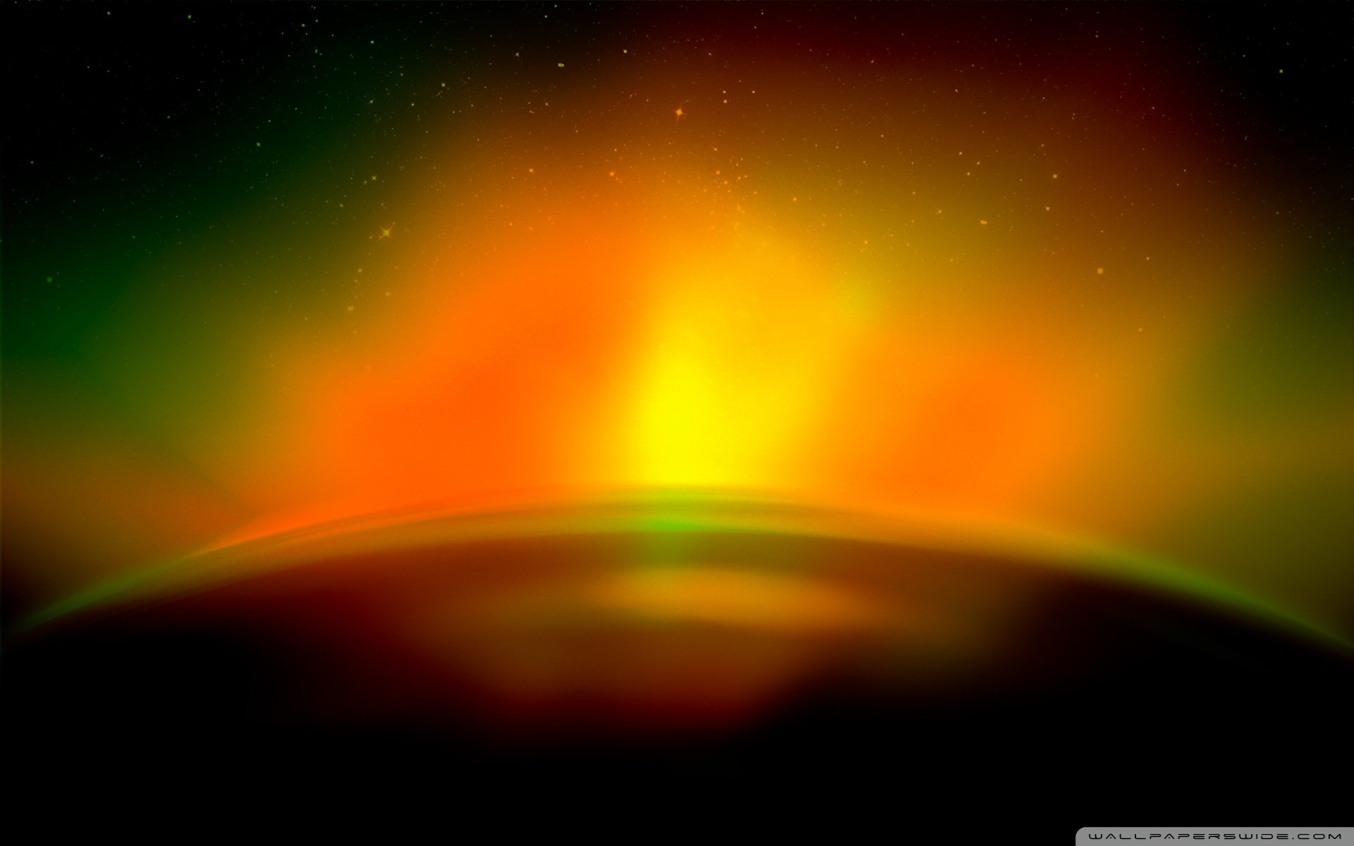 大自然,神奇,奇迹,极光,绚丽,意境,绿色,世界尽头的绚烂之美