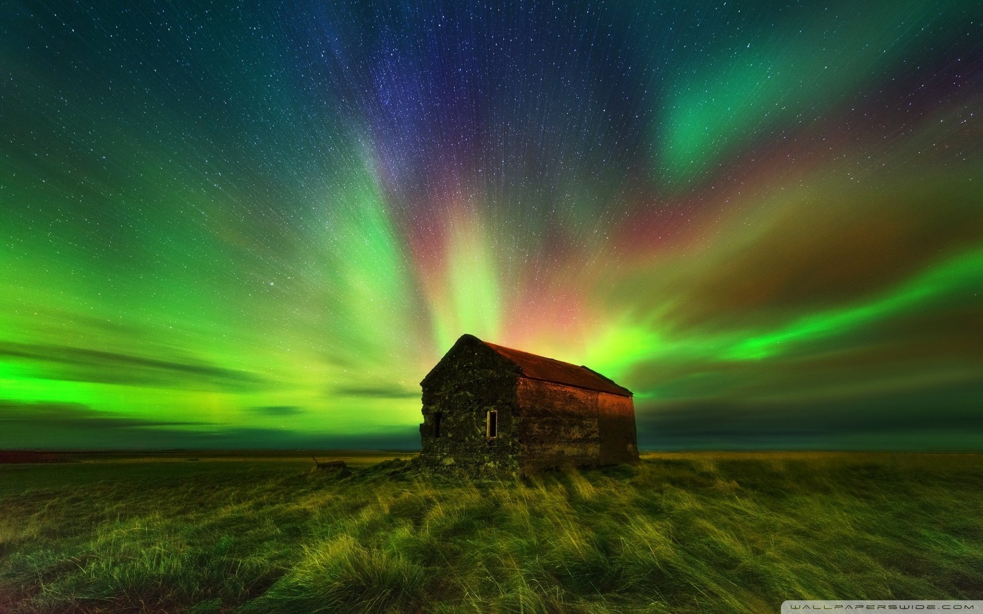 大自然,神奇,奇迹,极光,绚丽,意境,绿色,世界尽头的绚烂之美