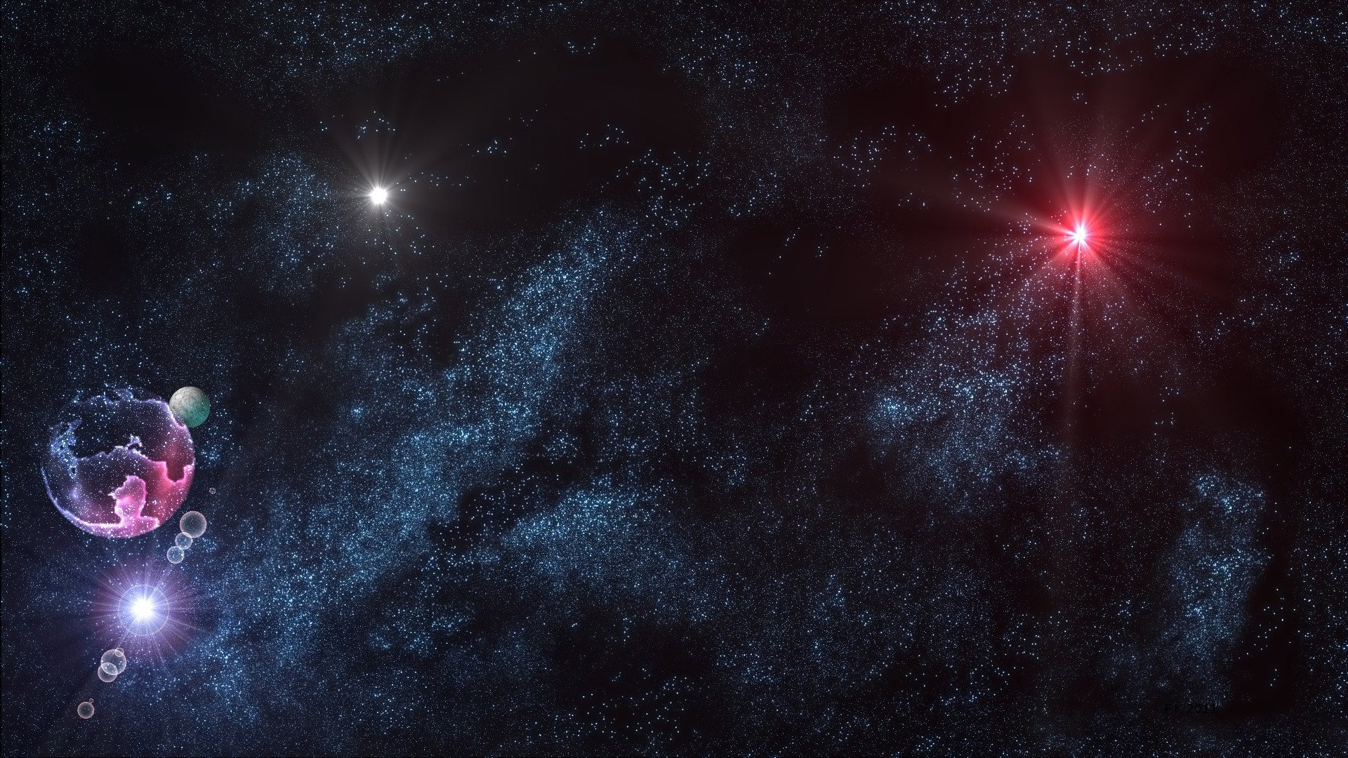 炫酷,特效,视觉艺术,设计,星空,光,宇宙