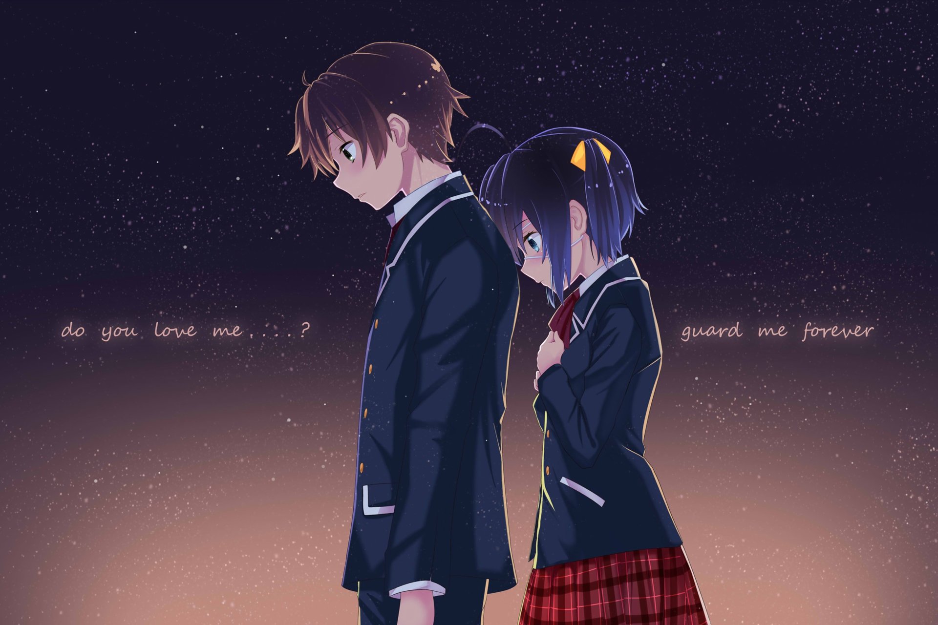 动漫,卡通,手绘,女孩,可爱,萌,治愈,情侣