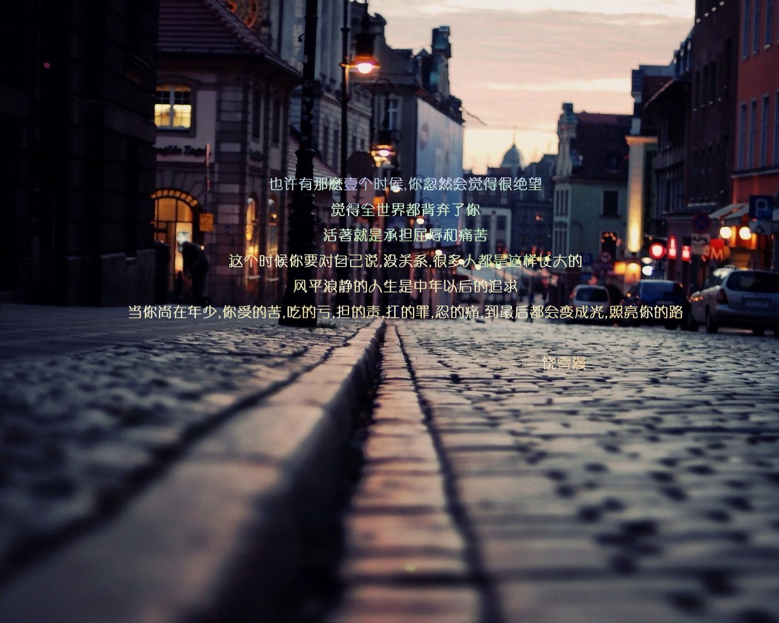 情感,温馨,文字控,心事,治愈,街道,夜景