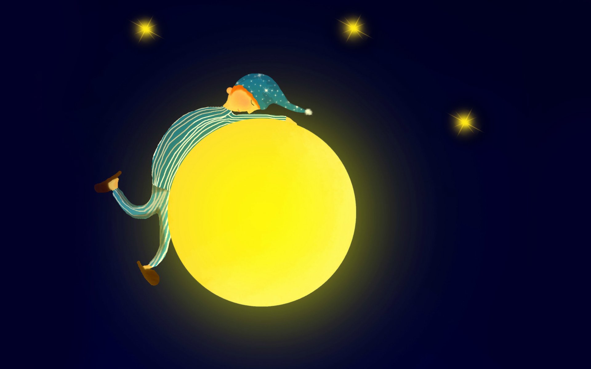 睡觉,晚安,把世界忘掉,安静,温馨,月亮,夜晚,星星,梦乡,睡梦