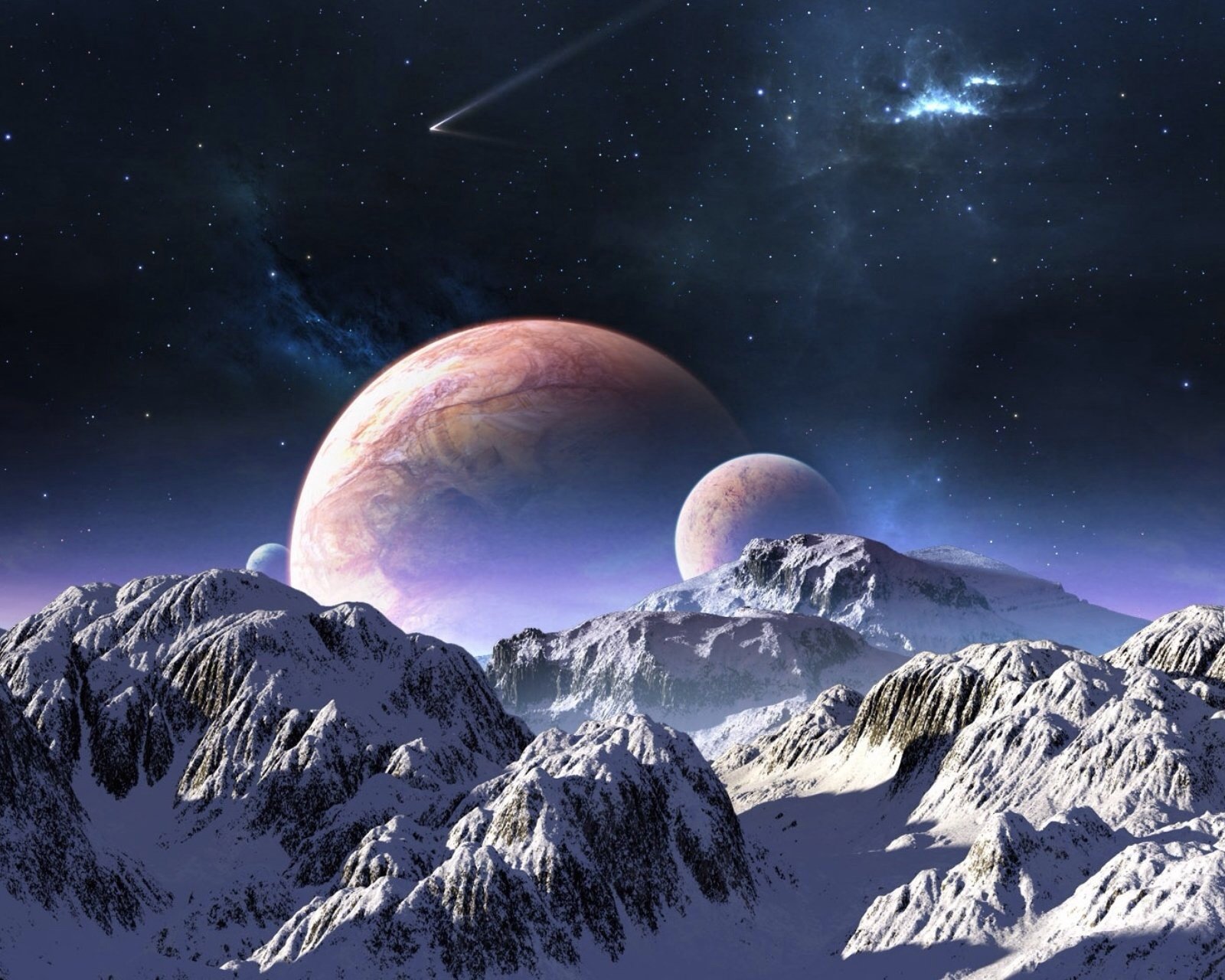 转瞬即逝的美丽,流星,夜晚,天空,星星,繁星