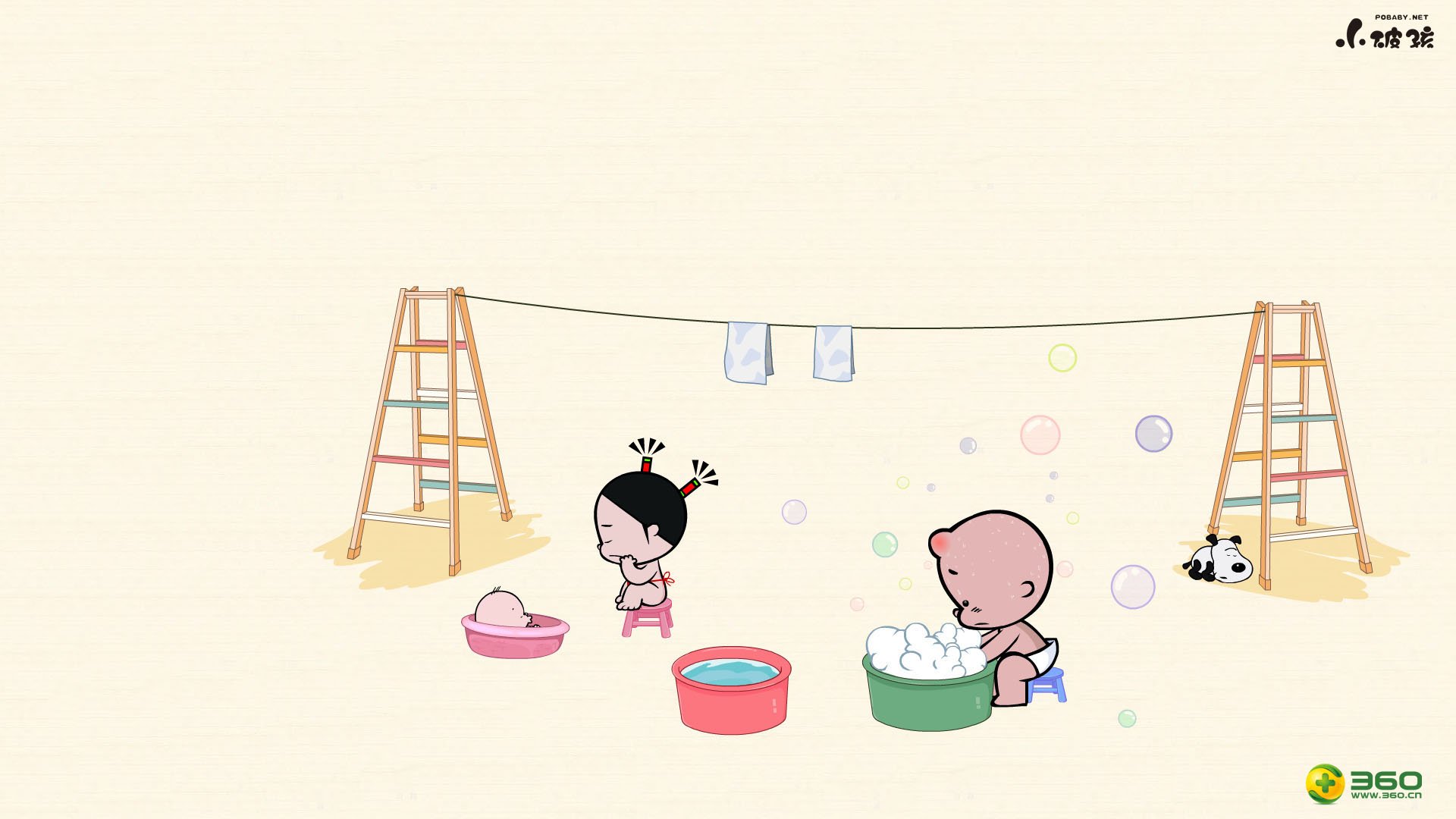 动漫卡通,手绘,劳动节,劳动最光荣,节日,小破孩