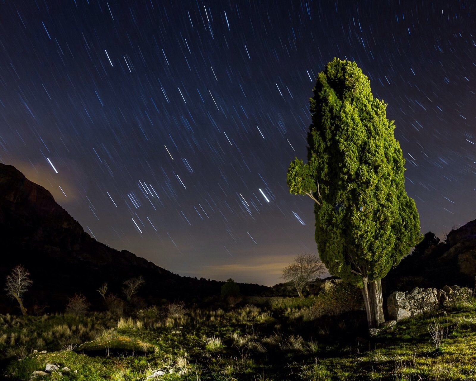 转瞬即逝的美丽,流星,夜晚,天空,星星,繁星