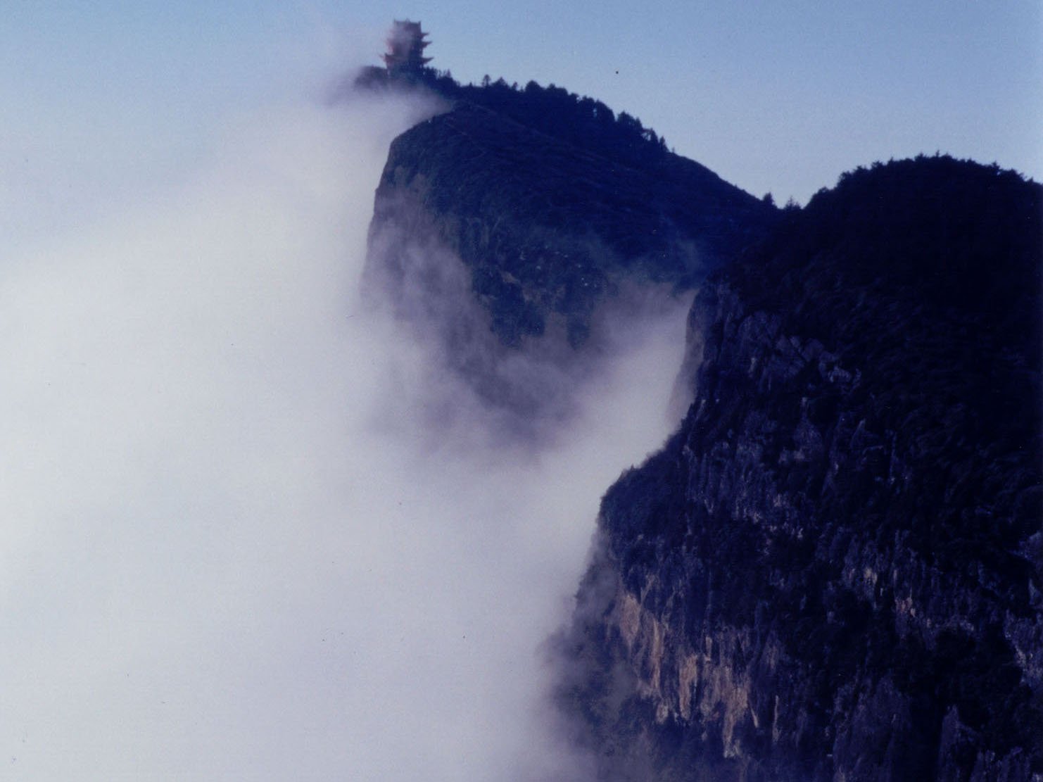 心静者高,风景,云雾,唯美,意境,古风