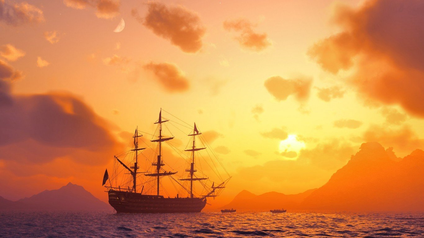 风景,自然,风光,大海,起航,船,帆船,出发