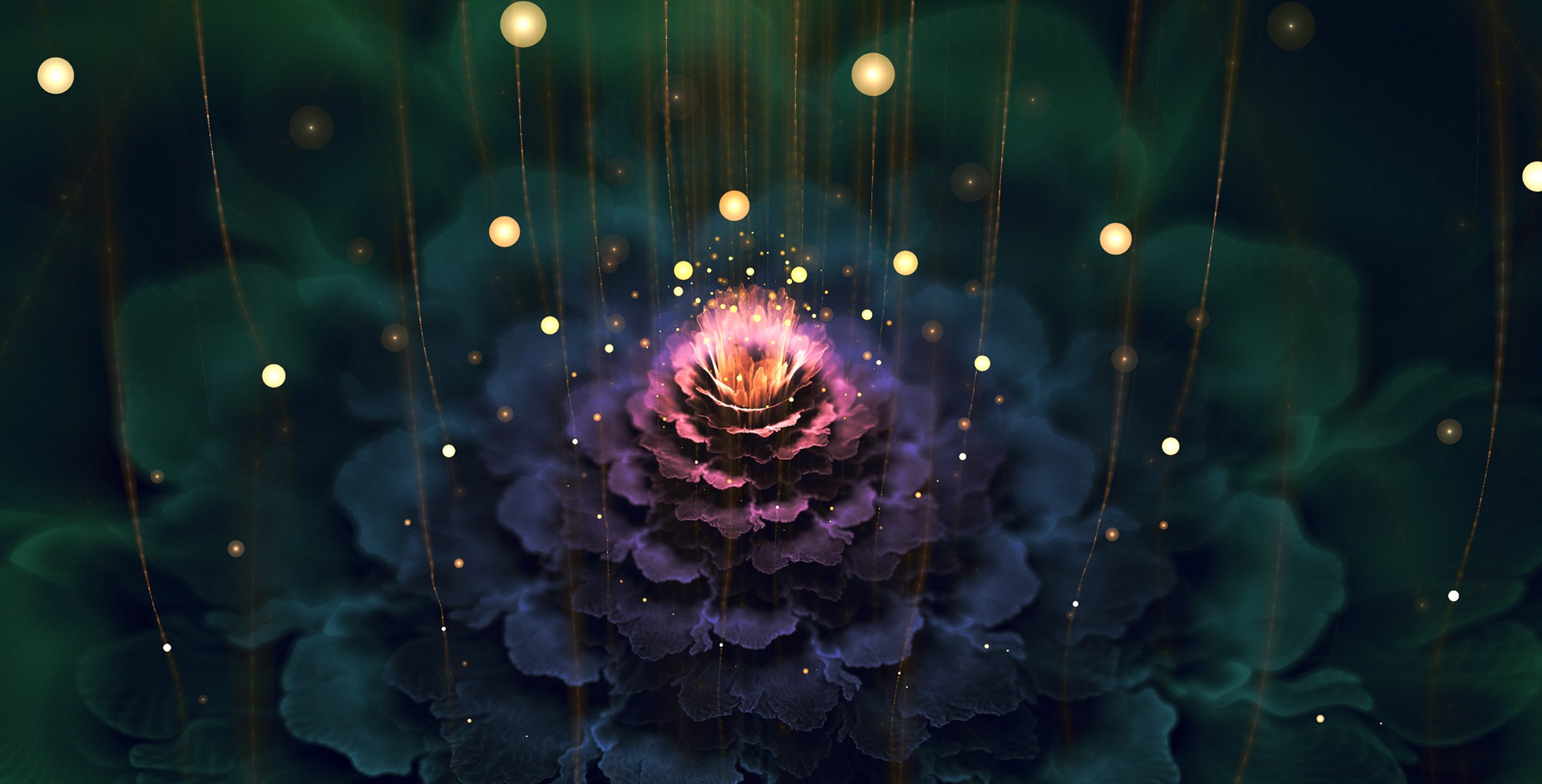 炫酷,特效,视觉艺术分形艺术,花,艺术,设计,色彩,炫彩