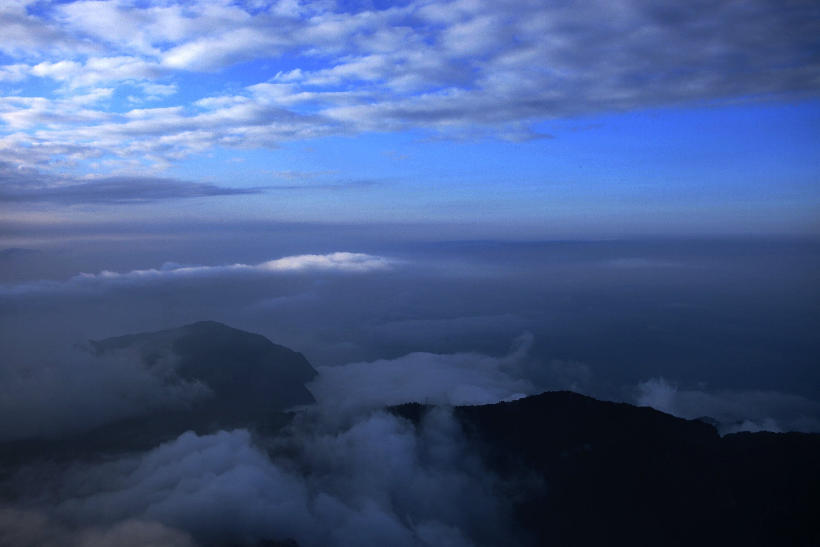 心静者高,风景,云雾,唯美,意境,古风