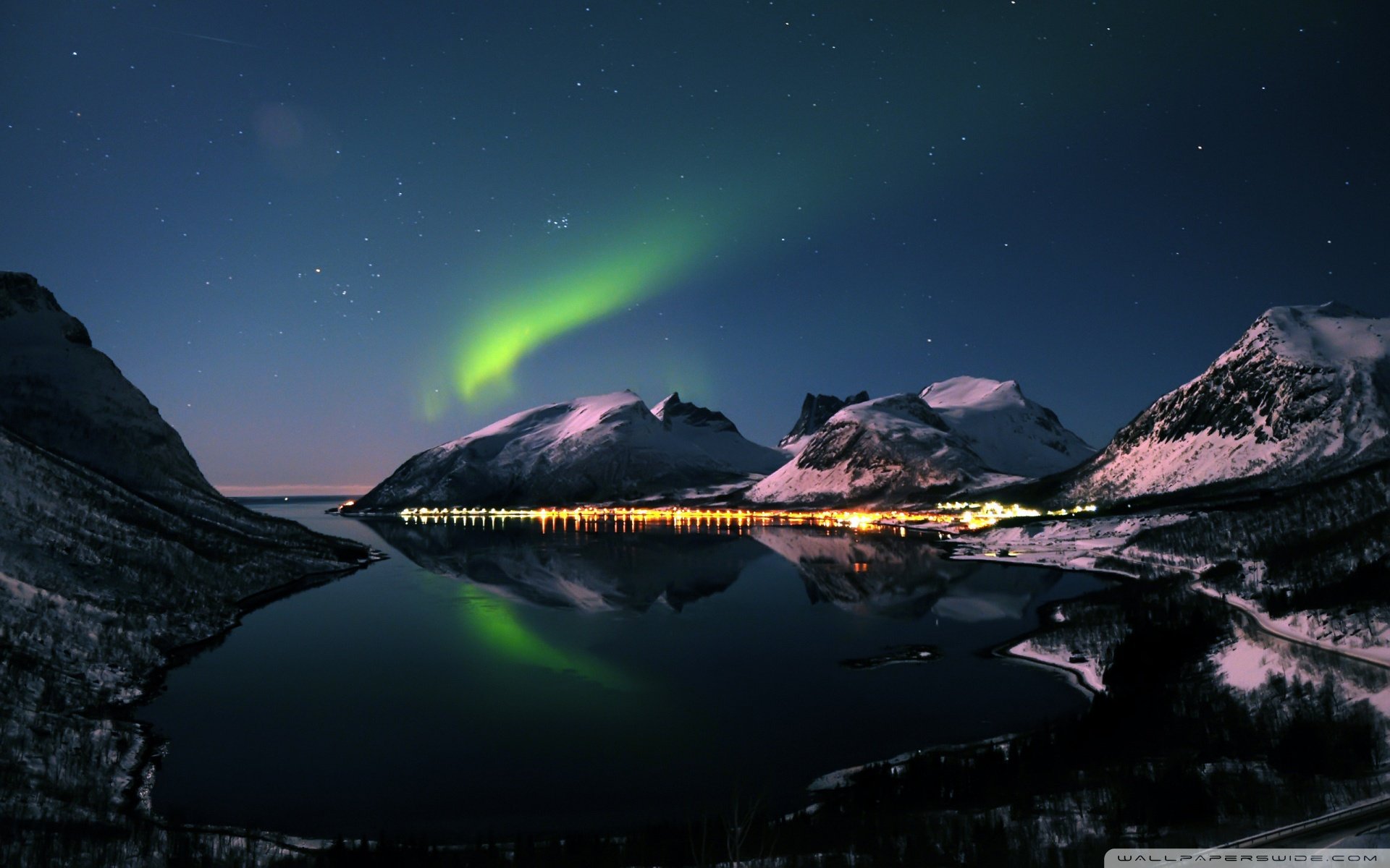 大自然,神奇,奇迹,极光,绚丽,意境,绿色,世界尽头的绚烂之美