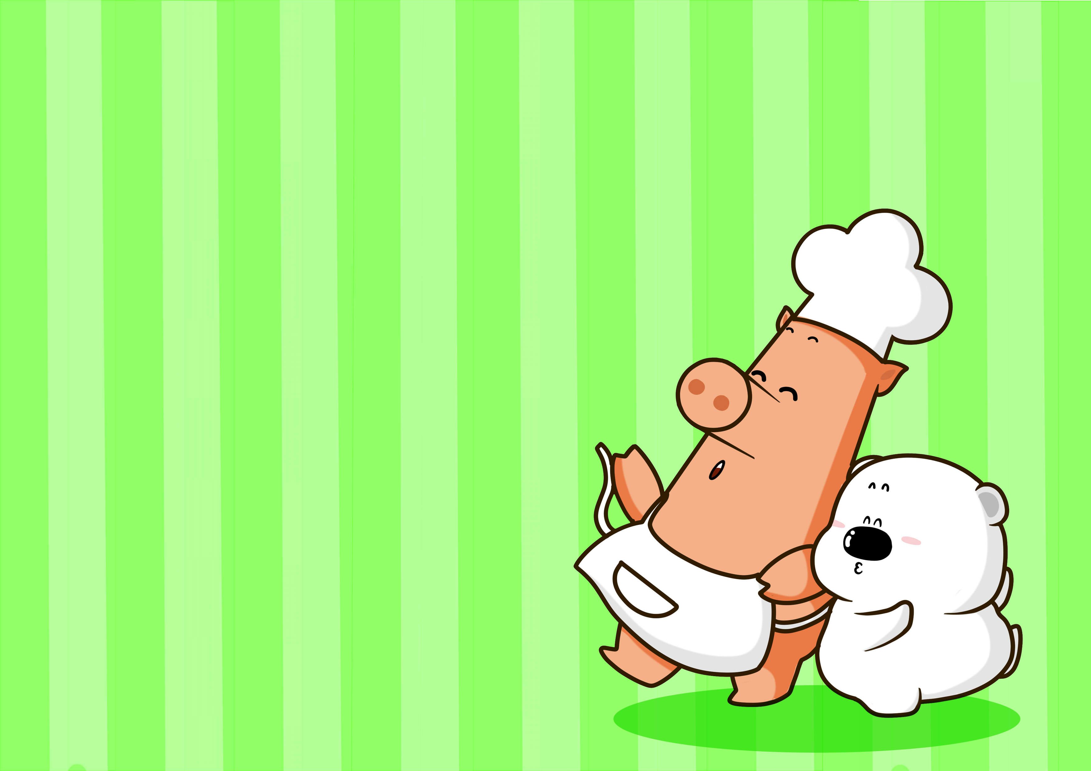 动漫卡通,小囧熊,手绘