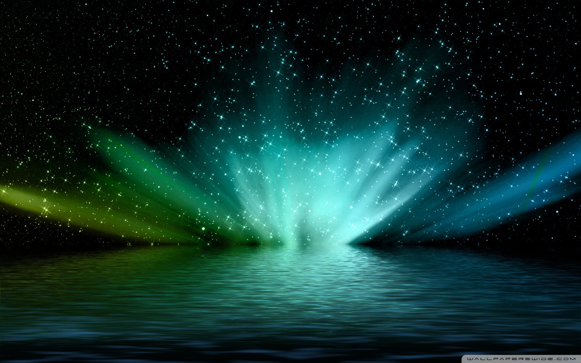 大自然,神奇,奇迹,极光,绚丽,意境,绿色,世界尽头的绚烂之美