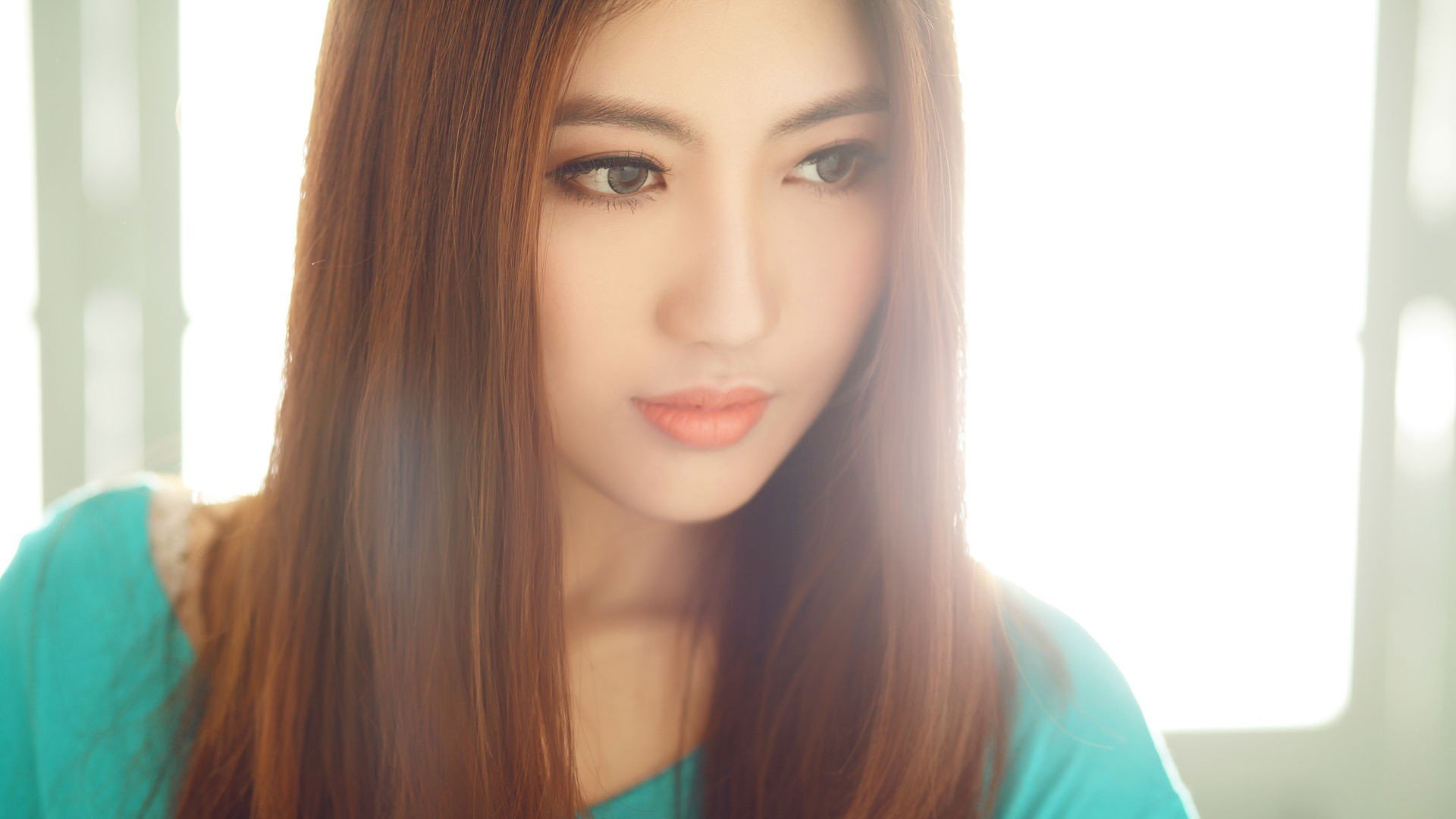 美女,清纯佳人,青春,温暖,安静,清新